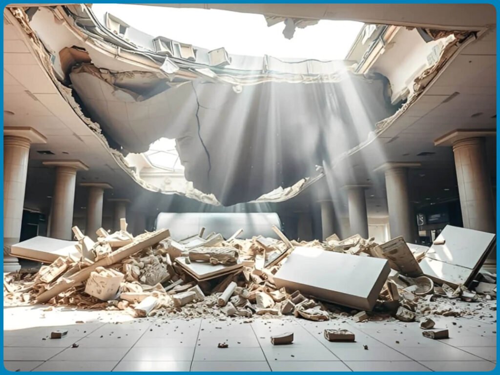 Palma Flughafen Decke Eingestürzt